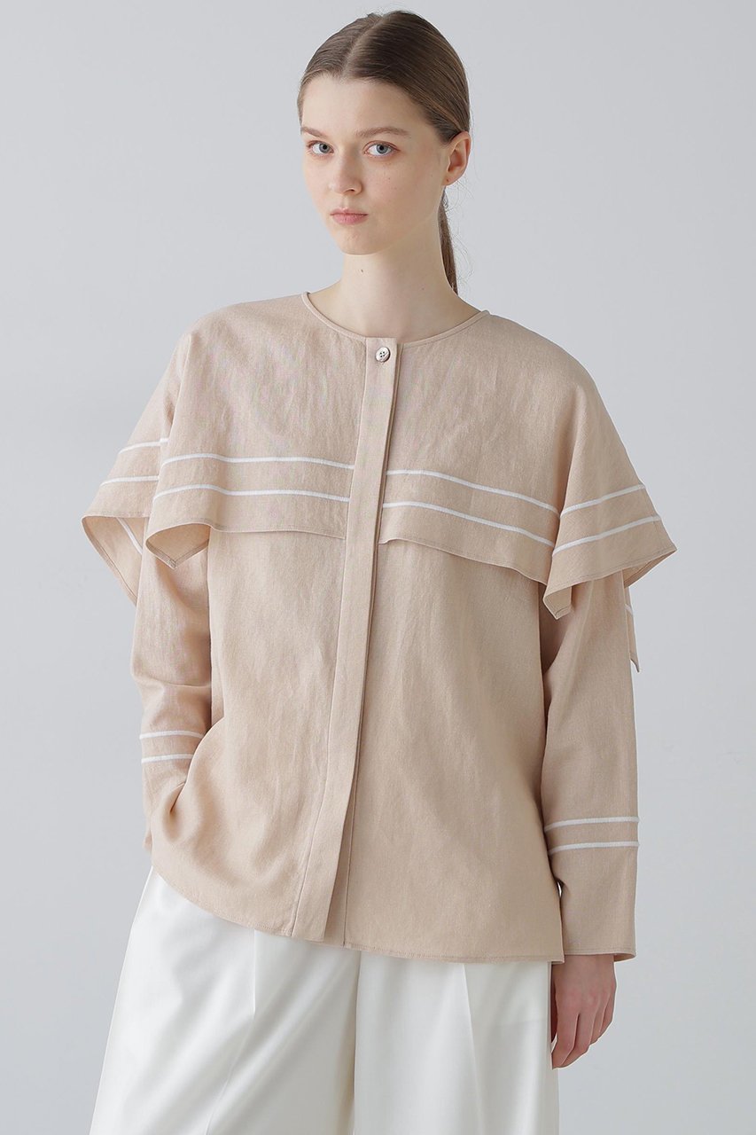 【アドーア/ADORE】のラインエンブロイダリーブラウス 人気、トレンドファッション・服の通販 founy(ファニー) ファッション Fashion レディースファッション Fashion for Women トップス・カットソー Cut & Sew Tops シャツ・ブラウス・オフィスカジュアル Elegant Blouses & Button-Ups スリーブ Sleeve, Long Sleeve / Short Sleeve ロング Long, Long-Length other-2|ID: prp329100004919345 ipo3291000000036904268