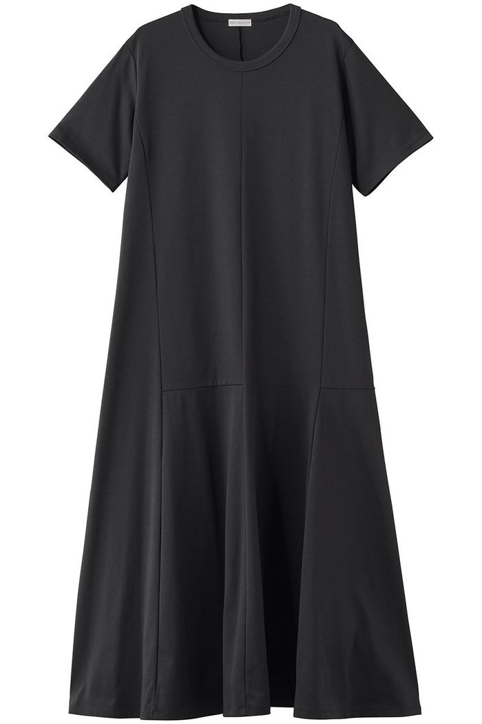 【エリオポール/heliopole】の【PROTAGONISTA】フレアショートスリーブドレス インテリア・キッズ・メンズ・レディースファッション・服の通販 founy(ファニー) https://founy.com/ ファッション Fashion レディースファッション Fashion for Women ワンピース Dresses フォーマル・パーティードレス・結婚式用ドレス Elegant & Casual Dresses チュニック Tunic Tops & Dresses チュニック Tunic, Long Top ドレス Dress, One-Piece ドレープ Drape, Draping Fabric ベーシック Basic, Essential ロング Long, Long-Length |ID: prp329100004919355 ipo3291000000036904347