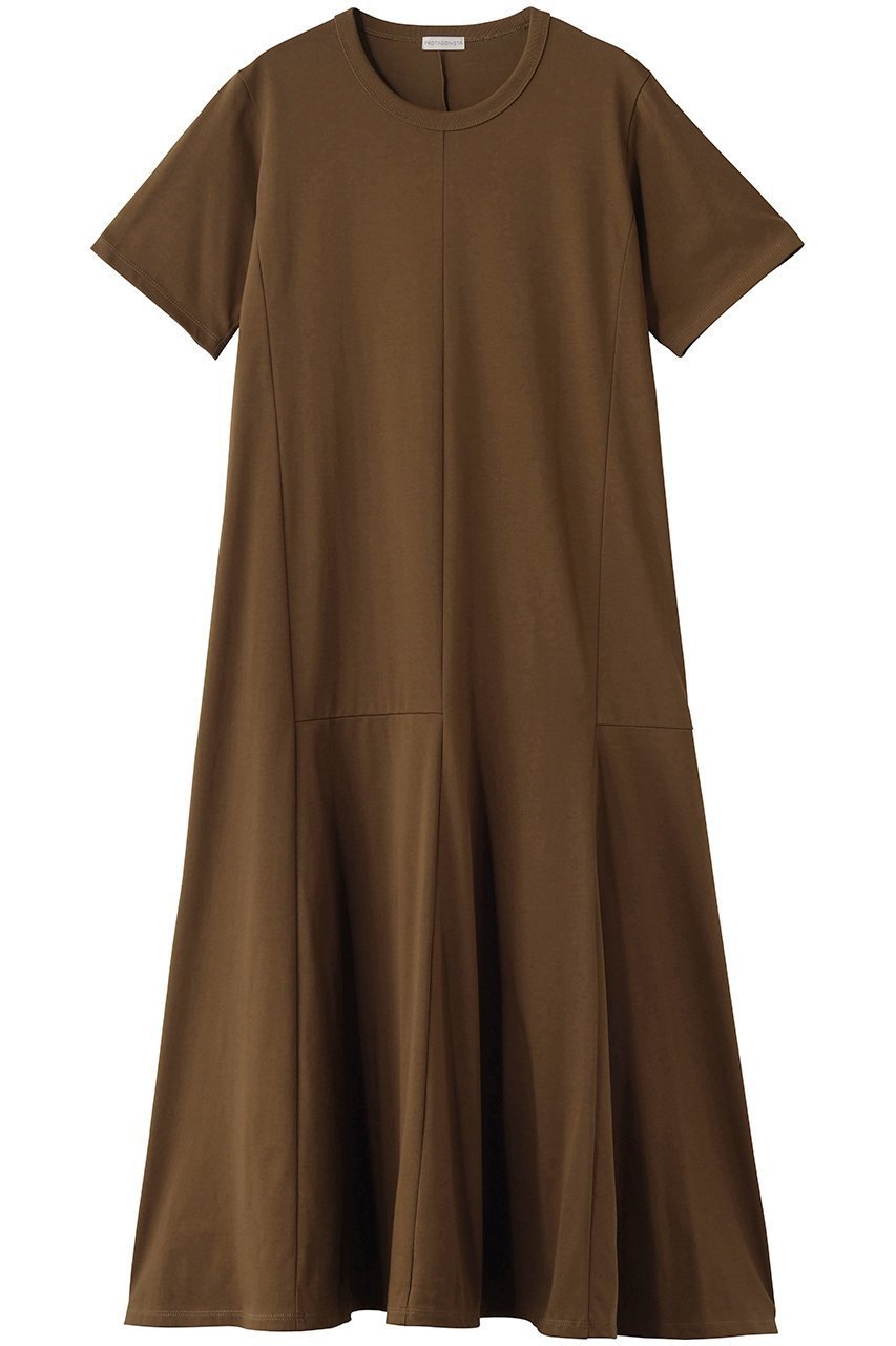 【エリオポール/heliopole】の【PROTAGONISTA】フレアショートスリーブドレス インテリア・キッズ・メンズ・レディースファッション・服の通販 founy(ファニー) 　ファッション　Fashion　レディースファッション　Fashion for Women　ワンピース　Dresses　フォーマル・パーティードレス・結婚式用ドレス　Elegant & Casual Dresses　チュニック　Tunic Tops & Dresses　チュニック　Tunic, Long Top　ドレス　Dress, One-Piece　ドレープ　Drape, Draping Fabric　ベーシック　Basic, Essential　ロング　Long, Long-Length　カーキ|ID: prp329100004919355 ipo3291000000036904349