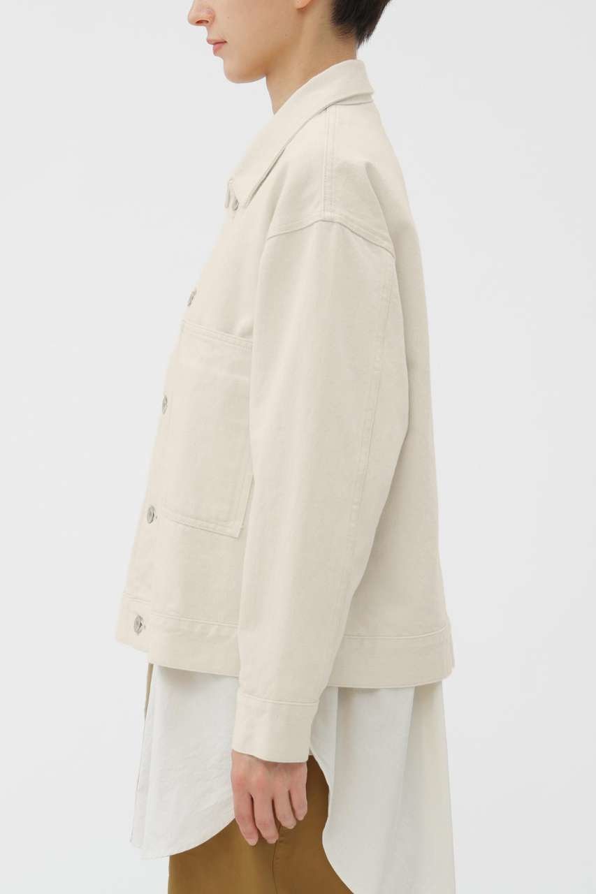 【マーガレットハウエル/MARGARET HOWELL】のCANTON NATURAL DENIM BLOUSON 人気、トレンドファッション・服の通販 founy(ファニー) ファッション Fashion レディースファッション Fashion for Women アウター Coat / Outerwear Collection レディースジャケット・軽アウター Jackets ブルゾンジャケット・スポーティアウター Blouson Jackets コンパクト Compact, Small Size ジャケット Jacket, Outerwear スマート Smart, Elegant デニム Denim, Jeans Material ブルゾン Blouson, Bomber Jacket ポケット Pocket, Pocket Detail ワイド Wide, Wide Fit エレガント 上品 Elegant other-3|ID: prp329100004919358 ipo3291000000036904383