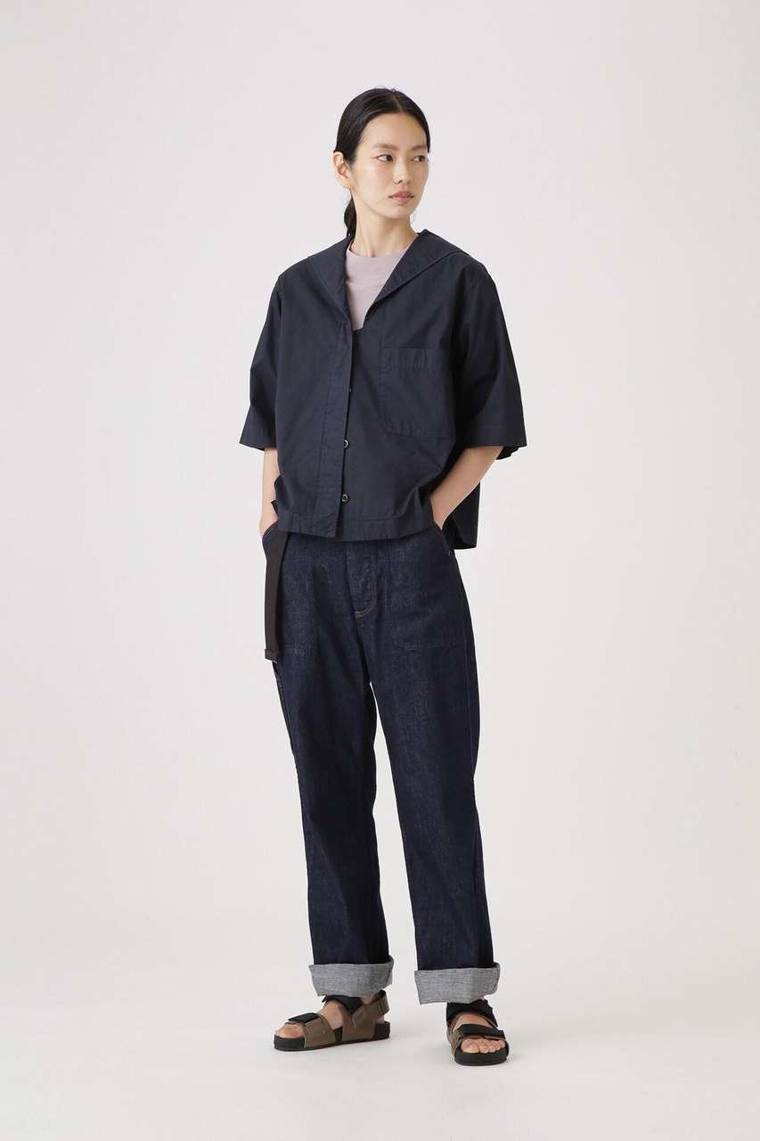 【マーガレットハウエル/MARGARET HOWELL】のCANTON LIGHT DENIM インテリア・キッズ・メンズ・レディースファッション・服の通販 founy(ファニー) 　ファッション　Fashion　レディースファッション　Fashion for Women　パンツ　Pants & Trousers　デニムパンツ・ジーンズ・美脚デニム　Denim Jeans & Pants　ジーンズ　Jeans, Denim Pants　デニム　Denim, Jeans Material　ネップ　Nepp, Slub Yarn　バランス　Balance, Style Balance　フィット　Fit, Slim Fit　ポケット　Pocket, Pocket Detail　モダン　Modern, Contemporary　ワーク　Workwear, Utility Style　ブルー|ID: prp329100004919360 ipo3291000000036904417