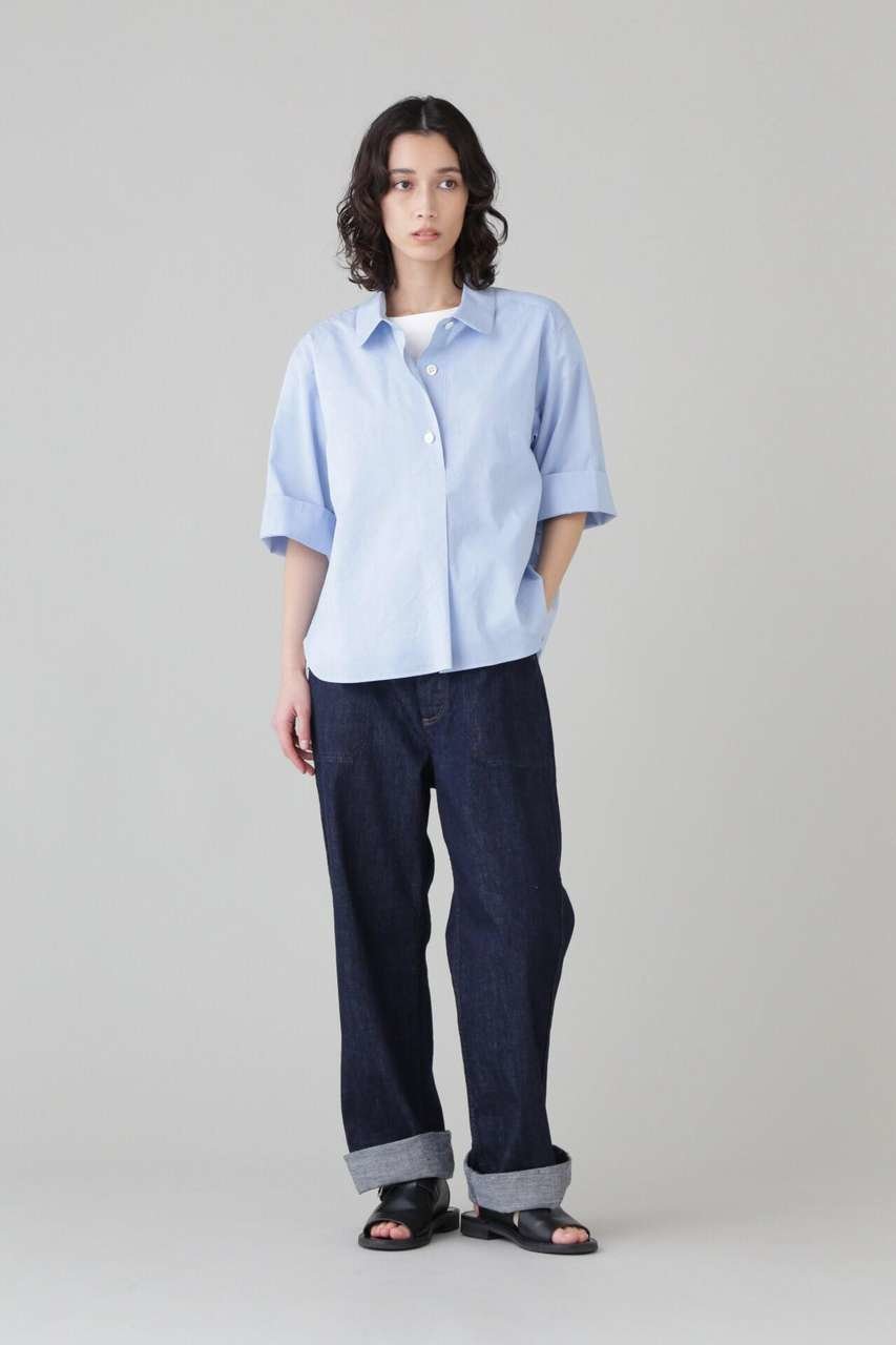 【マーガレットハウエル/MARGARET HOWELL】のCANTON LIGHT DENIM 人気、トレンドファッション・服の通販 founy(ファニー) 　ファッション　Fashion　レディースファッション　Fashion for Women　パンツ　Pants & Trousers　デニムパンツ・ジーンズ・美脚デニム　Denim Jeans & Pants　ジーンズ　Jeans, Denim Pants　デニム　Denim, Jeans Material　ネップ　Nepp, Slub Yarn　バランス　Balance, Style Balance　フィット　Fit, Slim Fit　ポケット　Pocket, Pocket Detail　モダン　Modern, Contemporary　ワーク　Workwear, Utility Style　other-4|ID: prp329100004919360 ipo3291000000036904420