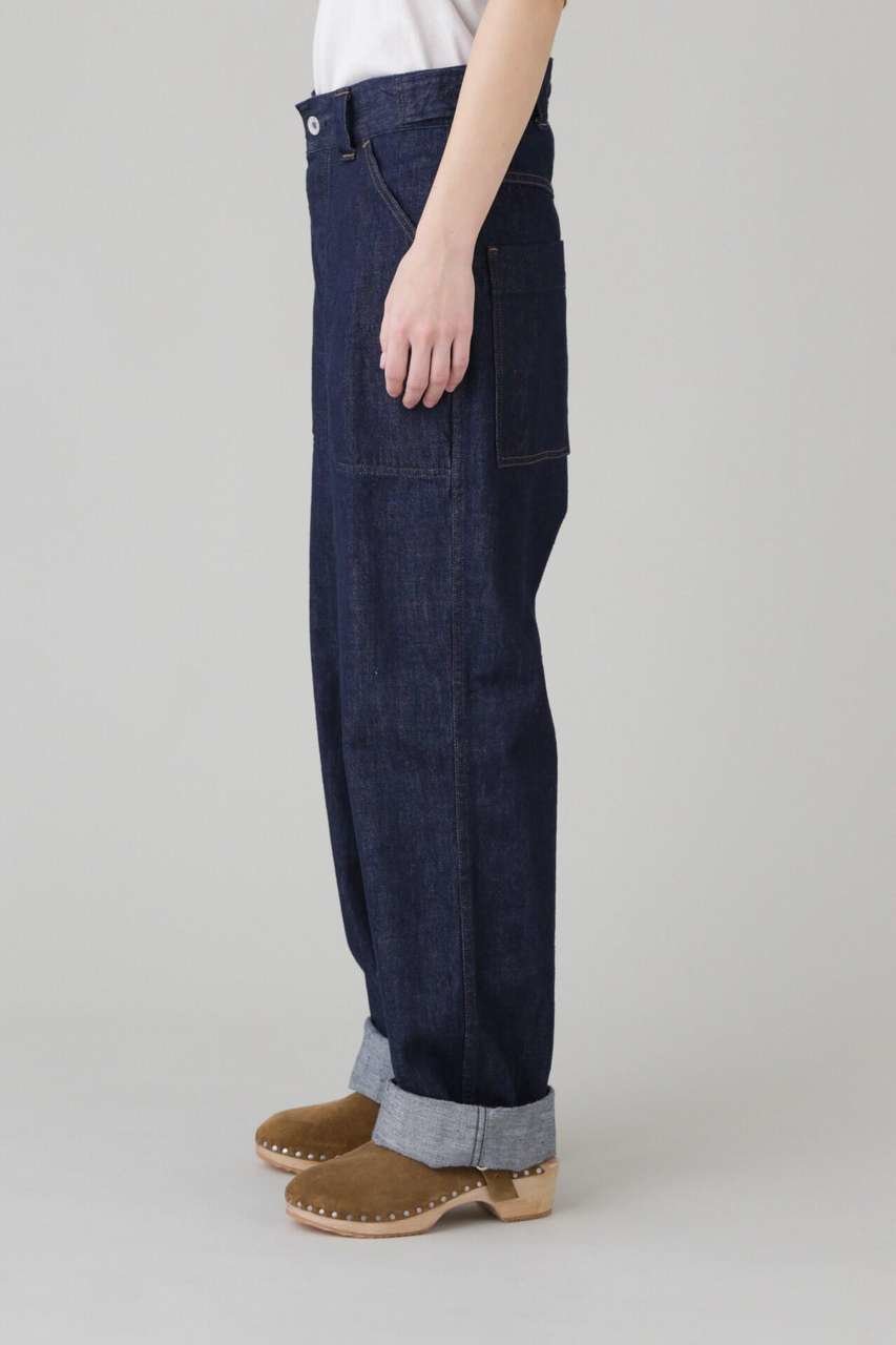 【マーガレットハウエル/MARGARET HOWELL】のCANTON LIGHT DENIM 人気、トレンドファッション・服の通販 founy(ファニー) 　ファッション　Fashion　レディースファッション　Fashion for Women　パンツ　Pants & Trousers　デニムパンツ・ジーンズ・美脚デニム　Denim Jeans & Pants　ジーンズ　Jeans, Denim Pants　デニム　Denim, Jeans Material　ネップ　Nepp, Slub Yarn　バランス　Balance, Style Balance　フィット　Fit, Slim Fit　ポケット　Pocket, Pocket Detail　モダン　Modern, Contemporary　ワーク　Workwear, Utility Style　other-7|ID: prp329100004919360 ipo3291000000036904423