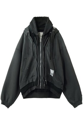 【メゾン ミハラヤスヒロ/Maison MIHARA YASUHIRO / MEN】 【MEN】【Maison MIHARA YASUHIRO】TRIPLE LAYERED パーカ人気、トレンドファッション・服の通販 founy(ファニー) ファッション Fashion メンズファッション Fashion for Men トップス・カットソー Cut & Sew Tops パーカー・フーディー / カジュアルコーデ Hoodies & Parkas メンズシャツ Shirts ボトム Bottoms, Lower Wear ワイド Wide, Wide Fit |ID:prp329100004919374