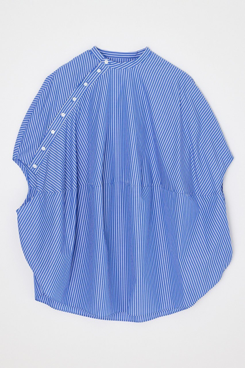 【エンフォルド/ENFOLD】のGLOBE P.O 人気、トレンドファッション・服の通販 founy(ファニー) 　ファッション　Fashion　レディースファッション　Fashion for Women　トップス・カットソー　Cut & Sew Tops　シャツ・ブラウス・オフィスカジュアル　Elegant Blouses & Button-Ups　アシンメトリー　Asymmetrical Style　エレガント 上品　Elegant　ストライプ　Stripe, Striped Pattern　スリーブ　Sleeve, Long Sleeve / Short Sleeve　ドレープ　Drape, Draping Fabric　ロング　Long, Long-Length　再入荷　Restock / Back in Stock　 other-1|ID: prp329100004919382 ipo3291000000036904609