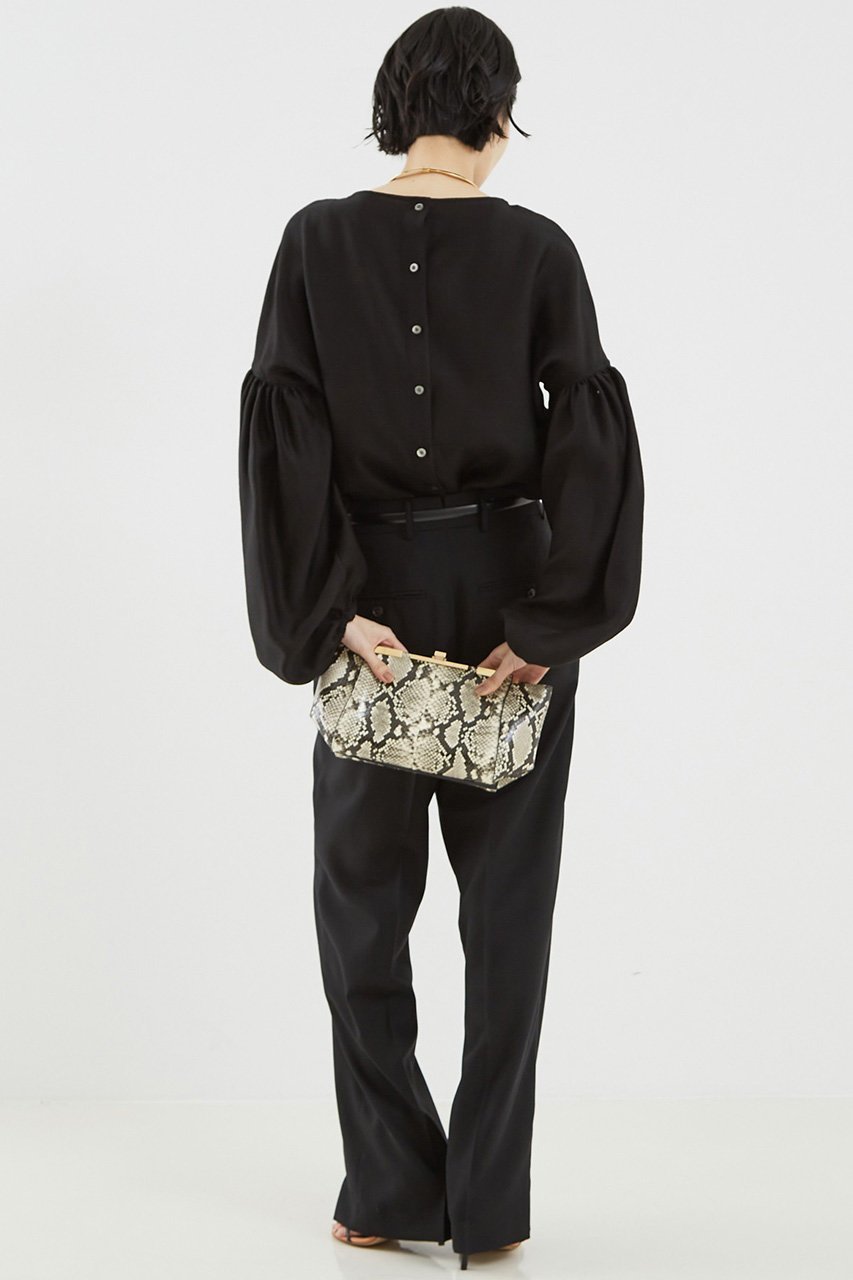 【ザ ストア バイ シー/THE STORE by C】のフェミニンブラウス 人気、トレンドファッション・服の通販 founy(ファニー) 　ファッション　Fashion　レディースファッション　Fashion for Women　トップス・カットソー　Cut & Sew Tops　シャツ・ブラウス・オフィスカジュアル　Elegant Blouses & Button-Ups　エレガント 上品　Elegant　ギャザー　Gathered, Ruffled　シルク　Silk, 100% Silk　スリーブ　Sleeve, Long Sleeve / Short Sleeve　フェミニン　Feminine, Girly　フロント　Front, Front Design　ロング　Long, Long-Length　再入荷　Restock / Back in Stock　other-6|ID: prp329100004919384 ipo3291000000036904622