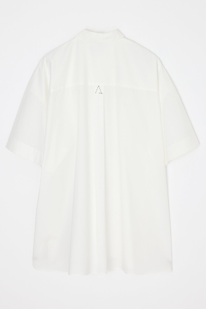 【ナゴンスタンス/nagonstans】のharf-sleeves men s like shirt 人気、トレンドファッション・服の通販 founy(ファニー) 　ファッション　Fashion　レディースファッション　Fashion for Women　トップス・カットソー　Cut & Sew Tops　シャツ・ブラウス・オフィスカジュアル　Elegant Blouses & Button-Ups　なめらか　Smooth, Silky Texture　ショート　Short, Short Length　スリーブ　Sleeve, Long Sleeve / Short Sleeve　タイプライター　Typewriter Fabric, Crisp Cotton　ポケット　Pocket, Pocket Detail　other-2|ID: prp329100004919385 ipo3291000000036904632