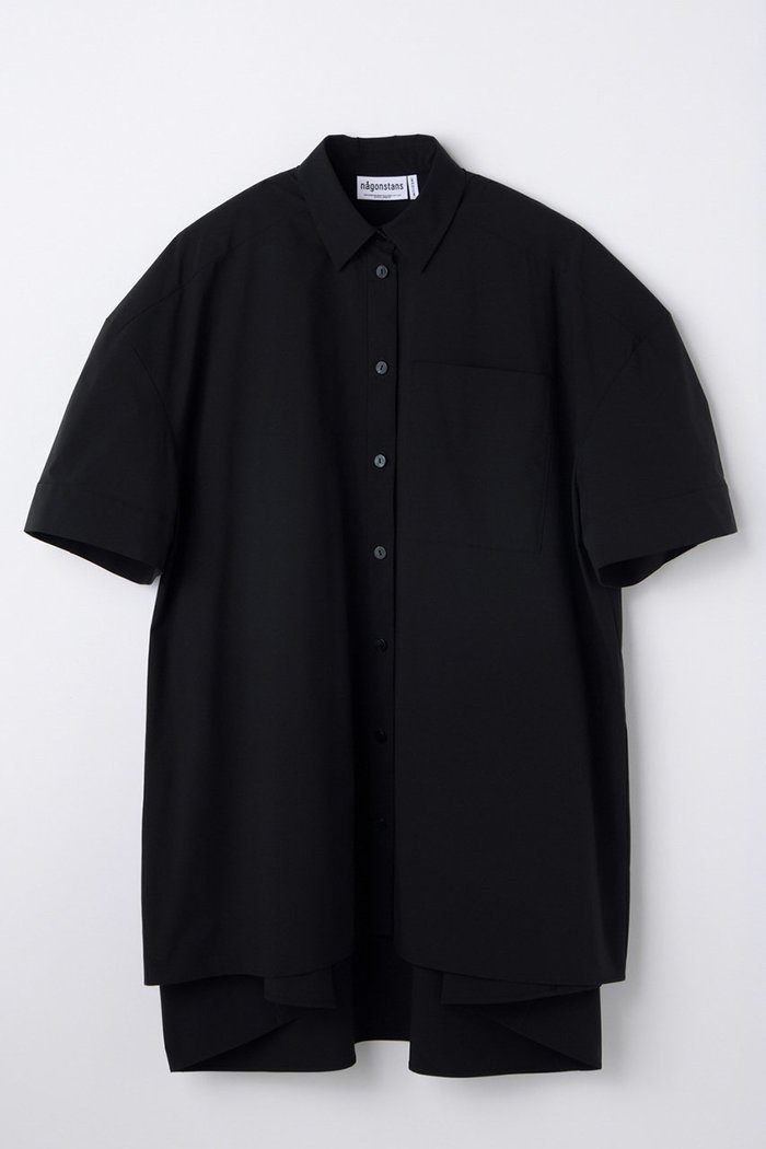 【ナゴンスタンス/nagonstans】のback box shirt インテリア・キッズ・メンズ・レディースファッション・服の通販 founy(ファウニー) https://founy.com/ ファッション Fashion レディースファッション Fashion for Women トップス・カットソー Cut & Sew Tops シャツ・ブラウス・オフィスカジュアル Elegant Blouses & Button-Ups おすすめ Recommended / Our Picks ショート Short, Short Length ストレッチ Stretch, Stretchy Fabric スリーブ Sleeve, Long Sleeve / Short Sleeve タフタ Taffeta, Structured Fabric ハーフ Half, Half-Length バランス Balance, Style Balance ボックス Boxy, Box Shape レギンス Leggings, Stretch Pants |ID: prp329100004919386 ipo3291000000036904633