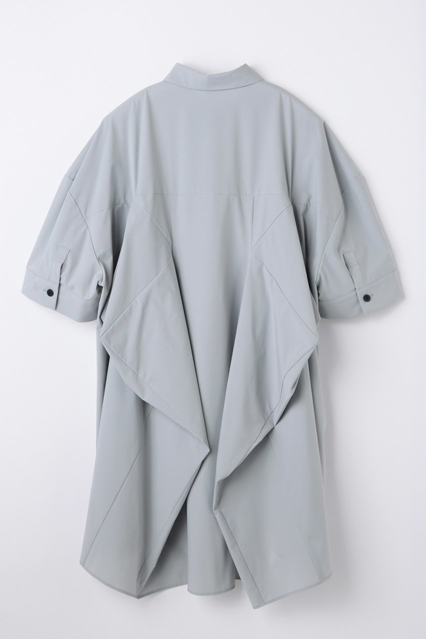 【ナゴンスタンス/nagonstans】のback box shirt 人気、トレンドファッション・服の通販 founy(ファニー) 　ファッション　Fashion　レディースファッション　Fashion for Women　トップス・カットソー　Cut & Sew Tops　シャツ・ブラウス・オフィスカジュアル　Elegant Blouses & Button-Ups　おすすめ　Recommended / Our Picks　ショート　Short, Short Length　ストレッチ　Stretch, Stretchy Fabric　スリーブ　Sleeve, Long Sleeve / Short Sleeve　タフタ　Taffeta, Structured Fabric　ハーフ　Half, Half-Length　バランス　Balance, Style Balance　ボックス　Boxy, Box Shape　レギンス　Leggings, Stretch Pants　再入荷　Restock / Back in Stock　other-2|ID: prp329100004919386 ipo3291000000036904637