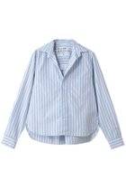 【フランク&アイリーン/Frank&Eileen】のSILVIO イタリアンコットン ブルーストライプ シャツ 人気、トレンドファッション・服の通販 founy(ファニー) ファッション Fashion レディースファッション Fashion for Women トップス・カットソー Cut & Sew Tops シャツ・ブラウス・オフィスカジュアル Elegant Blouses & Button-Ups ショート Short, Short Length ストライプ Stripe, Striped Pattern スリーブ Sleeve, Long Sleeve / Short Sleeve デニム Denim, Jeans Material ロング Long, Long-Length 新作・新入荷 New Arrivals / New In thumbnail ブルー|ID: prp329100004919387 ipo3291000000036904663