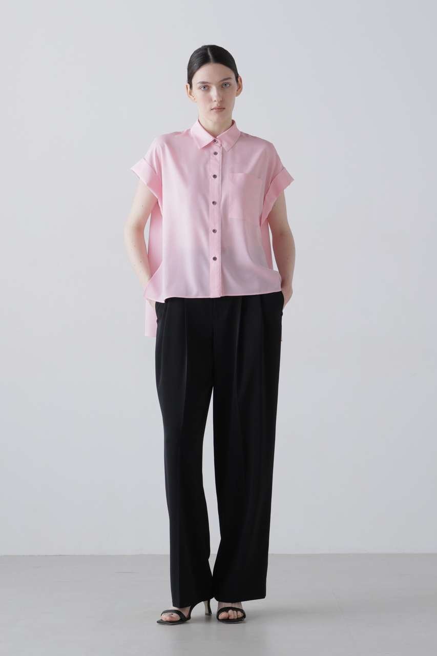 【アドーア/ADORE】のラスタージョーゼットブラウス 人気、トレンドファッション・服の通販 founy(ファニー) 　ファッション　Fashion　レディースファッション　Fashion for Women　トップス・カットソー　Cut & Sew Tops　シャツ・ブラウス・オフィスカジュアル　Elegant Blouses & Button-Ups　おすすめ　Recommended / Our Picks　ショート　Short, Short Length　スリーブ　Sleeve, Long Sleeve / Short Sleeve　セットアップ　Set-Up, Coordinated Outfit　フリンジ　Fringe, Tassel　エレガント 上品　Elegant　夏　Summer　新作・新入荷　New Arrivals / New In　春　Spring　S/S・春夏　SS, Spring/Summer, Warm Season　other-2|ID: prp329100004919388 ipo3291000000036904675