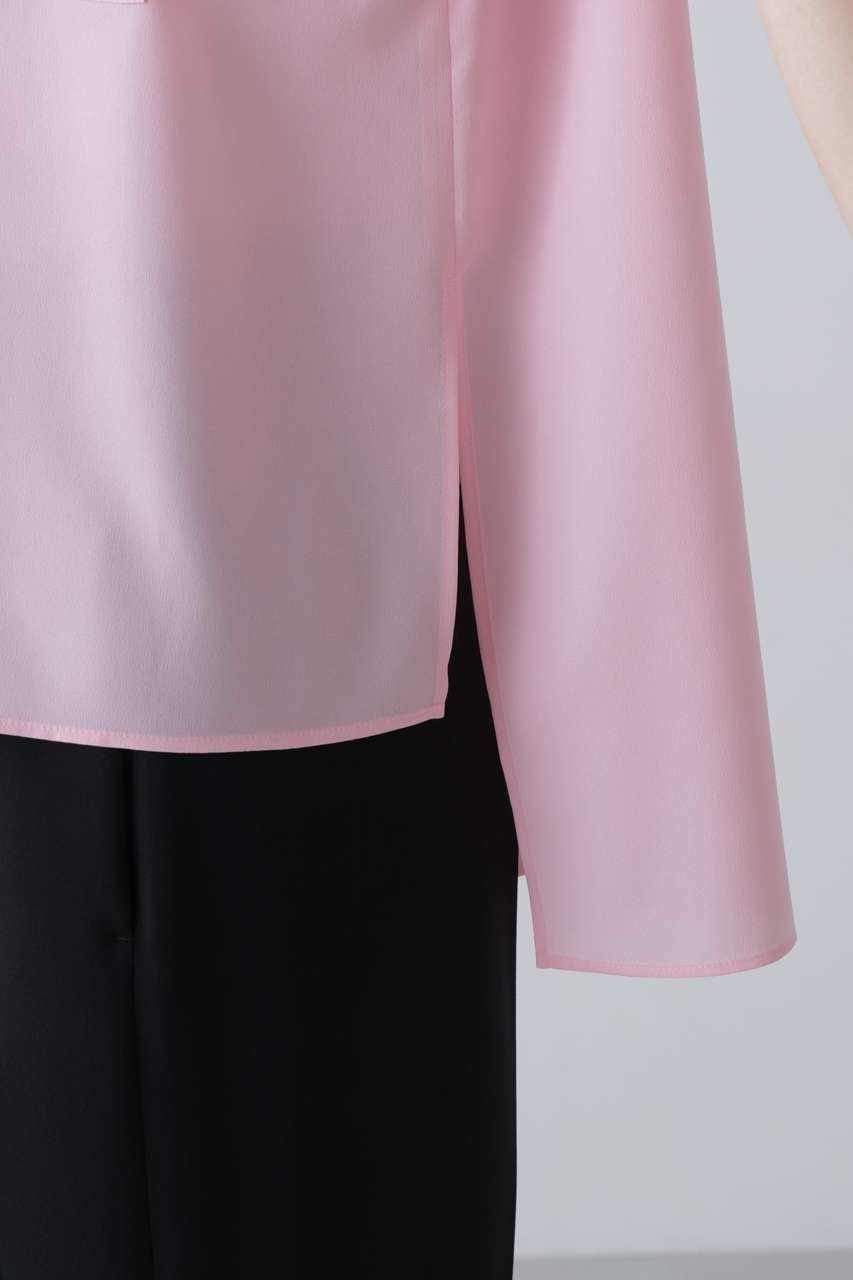 【アドーア/ADORE】のラスタージョーゼットブラウス 人気、トレンドファッション・服の通販 founy(ファニー) 　ファッション　Fashion　レディースファッション　Fashion for Women　トップス・カットソー　Cut & Sew Tops　シャツ・ブラウス・オフィスカジュアル　Elegant Blouses & Button-Ups　おすすめ　Recommended / Our Picks　ショート　Short, Short Length　スリーブ　Sleeve, Long Sleeve / Short Sleeve　セットアップ　Set-Up, Coordinated Outfit　フリンジ　Fringe, Tassel　エレガント 上品　Elegant　夏　Summer　新作・新入荷　New Arrivals / New In　春　Spring　S/S・春夏　SS, Spring/Summer, Warm Season　other-7|ID: prp329100004919388 ipo3291000000036904680