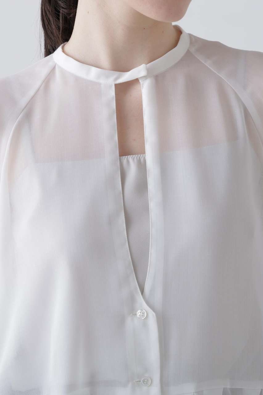 【アドーア/ADORE】のハイツイストビエラブラウス 人気、トレンドファッション・服の通販 founy(ファニー) 　ファッション　Fashion　レディースファッション　Fashion for Women　トップス・カットソー　Cut & Sew Tops　シャツ・ブラウス・オフィスカジュアル　Elegant Blouses & Button-Ups　アシンメトリー　Asymmetrical Style　ショート　Short, Short Length　スキニー　Skinny, Slim Fit　スリーブ　Sleeve, Long Sleeve / Short Sleeve　ボトム　Bottoms, Lower Wear　新作・新入荷　New Arrivals / New In　other-6|ID: prp329100004919390 ipo3291000000036904692