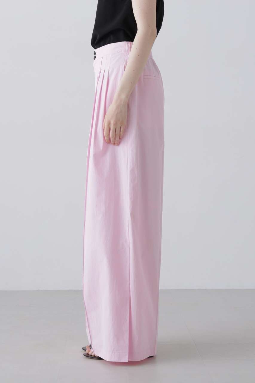 【アドーア/ADORE】のクリスピークロスパンツ 人気、トレンドファッション・服の通販 founy(ファニー) 　ファッション　Fashion　レディースファッション　Fashion for Women　パンツ　Pants & Trousers　スリット　Slit, Slit Detail　フロント　Front, Front Design　ブロード　Broadcloth, Fine Cotton　ワイド　Wide, Wide Fit　夏　Summer　新作・新入荷　New Arrivals / New In　春　Spring　S/S・春夏　SS, Spring/Summer, Warm Season　other-4|ID: prp329100004919395 ipo3291000000036904805