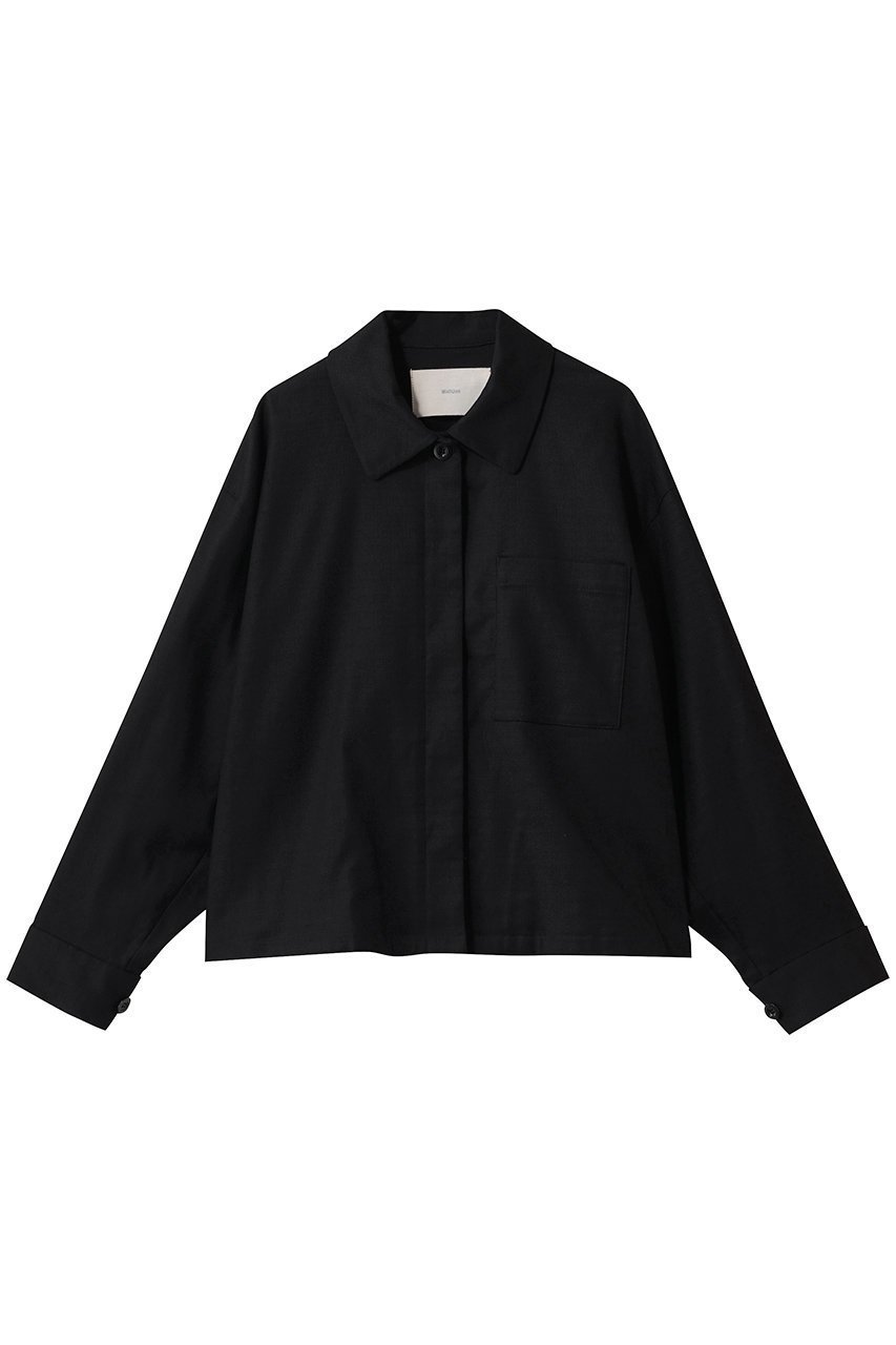 【ミディウミ/MidiUmi】のshort shirt JK ジャケット インテリア・キッズ・メンズ・レディースファッション・服の通販 founy(ファニー) 　ファッション　Fashion　レディースファッション　Fashion for Women　アウター　Coat / Outerwear Collection　レディースジャケット・軽アウター　Jackets　ジャケット　Jacket, Outerwear　デニム　Denim, Jeans Material　フロント　Front, Front Design　エレガント 上品　Elegant　black|ID: prp329100004919399 ipo3291000000036904863