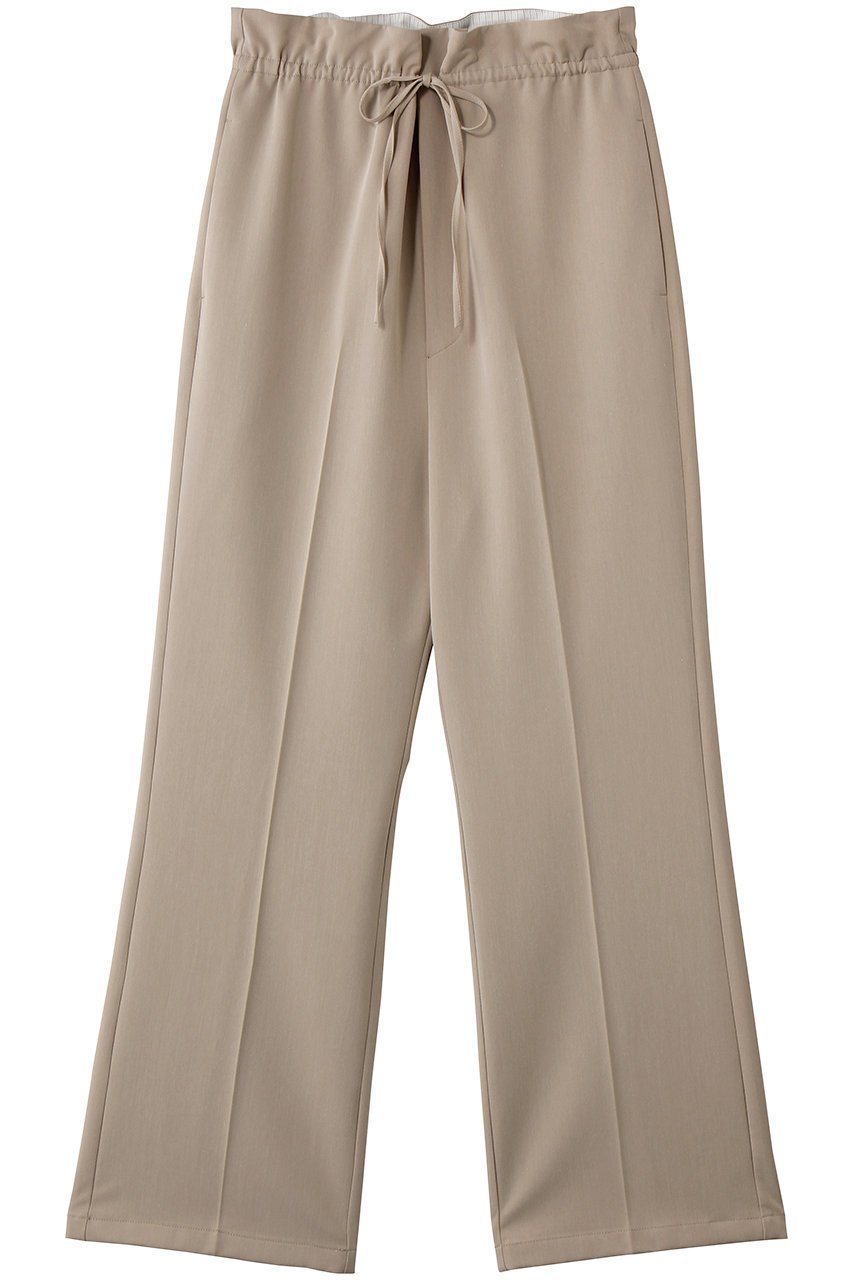 【マノフ/MANOF】のPAPER BACK PANTSボトムス インテリア・キッズ・メンズ・レディースファッション・服の通販 founy(ファニー) ファッション Fashion レディースファッション Fashion for Women パンツ Pants & Trousers おすすめ Recommended / Our Picks ショート Short, Short Length ストレート Straight, Straight Cut センター Center, Center Line バランス Balance, Style Balance フォルム Silhouette, Form フリル Frill, Ruffle BEIGE|ID: prp329100004919401 ipo3291000000036904889
