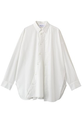 【ナゴンスタンス/nagonstans】 layered‐front shirt人気、トレンドファッション・服の通販 founy(ファニー) ファッション Fashion レディースファッション Fashion for Women トップス・カットソー Cut & Sew Tops シャツ・ブラウス・オフィスカジュアル Elegant Blouses & Button-Ups ロングTシャツ・Tシャツ Longline T-Shirts & Tees スリーブ Sleeve, Long Sleeve / Short Sleeve ブロード Broadcloth, Fine Cotton ロング Long, Long-Length |ID:prp329100004919403