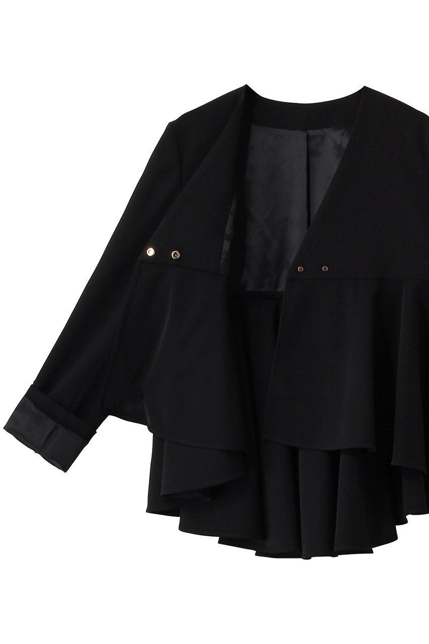 【アルアバイル/allureville】の【Loulou Willoughby】ダブルクロスフレアペプラムジャケット 人気、トレンドファッション・服の通販 founy(ファニー) ファッション Fashion レディースファッション Fashion for Women アウター Coat / Outerwear Collection レディースジャケット・軽アウター Jackets インナー Innerwear ジャケット Jacket, Outerwear ダブル Double, Double-Breasted フォルム Silhouette, Form フレア Flare, Flared ペプラム Peplum, Flared Hem ビジネス 仕事 通勤 Business / Work / Commuting other-6|ID: prp329100004919413 ipo3291000000036905041