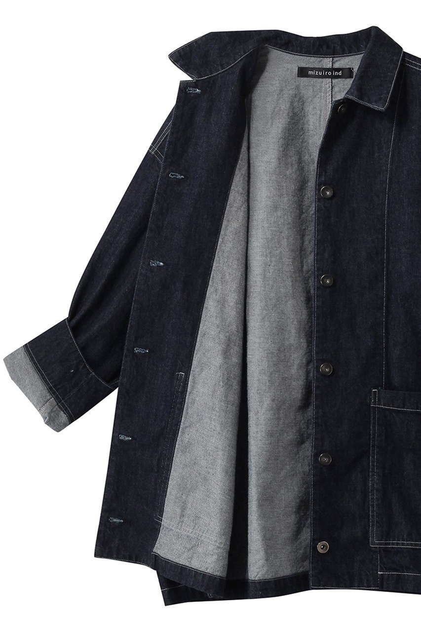 【ミズイロ インド/mizuiro ind】のwide denim coverall カバーオール 人気、トレンドファッション・服の通販 founy(ファニー) 　ファッション　Fashion　レディースファッション　Fashion for Women　アウター　Coat / Outerwear Collection　レディースジャケット・軽アウター　Jackets　おすすめ　Recommended / Our Picks　ジャケット　Jacket, Outerwear　スタイリッシュ　Stylish, Fashionable　スリーブ　Sleeve, Long Sleeve / Short Sleeve　セットアップ　Set-Up, Coordinated Outfit　ハーフ　Half, Half-Length　ロング　Long, Long-Length　ワーク　Workwear, Utility Style　other-7|ID: prp329100004919415 ipo3291000000036905067