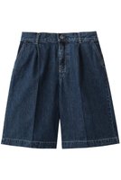 【ミズイロ インド/mizuiro ind】のdenim half PT パンツ 人気、トレンドファッション・服の通販 founy(ファニー) ファッション Fashion レディースファッション Fashion for Women パンツ Pants & Trousers カットソー Cut and Sewn Top センター Center, Center Line デニム Denim, Jeans Material ハーフ Half, Half-Length |ID:prp329100004919416