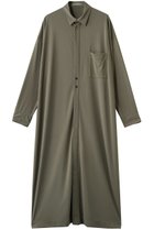 【エリオポール/heliopole】のドライタッチスムースシャツドレス ブラウン|ID: prp329100004919419 ipo3291000000036905093