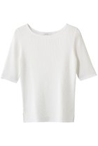 【アナイ/ANAYI】のアセテートポリエステル半袖プルオーバー 人気、トレンドファッション・服の通販 founy(ファニー) ファッション Fashion レディースファッション Fashion for Women トップス・カットソー Cut & Sew Tops ニット Knit Tops & Sweaters カジュアルプルオーバー・ニットトップス Pullovers & Knit Tops / Casual Pullovers なめらか Smooth, Silky Texture インナー Innerwear ジャケット Jacket, Outerwear 半袖 Short Sleeve, Half Sleeve ビジネス 仕事 通勤 Business / Work / Commuting thumbnail ホワイト|ID: prp329100004919420 ipo3291000000036905134