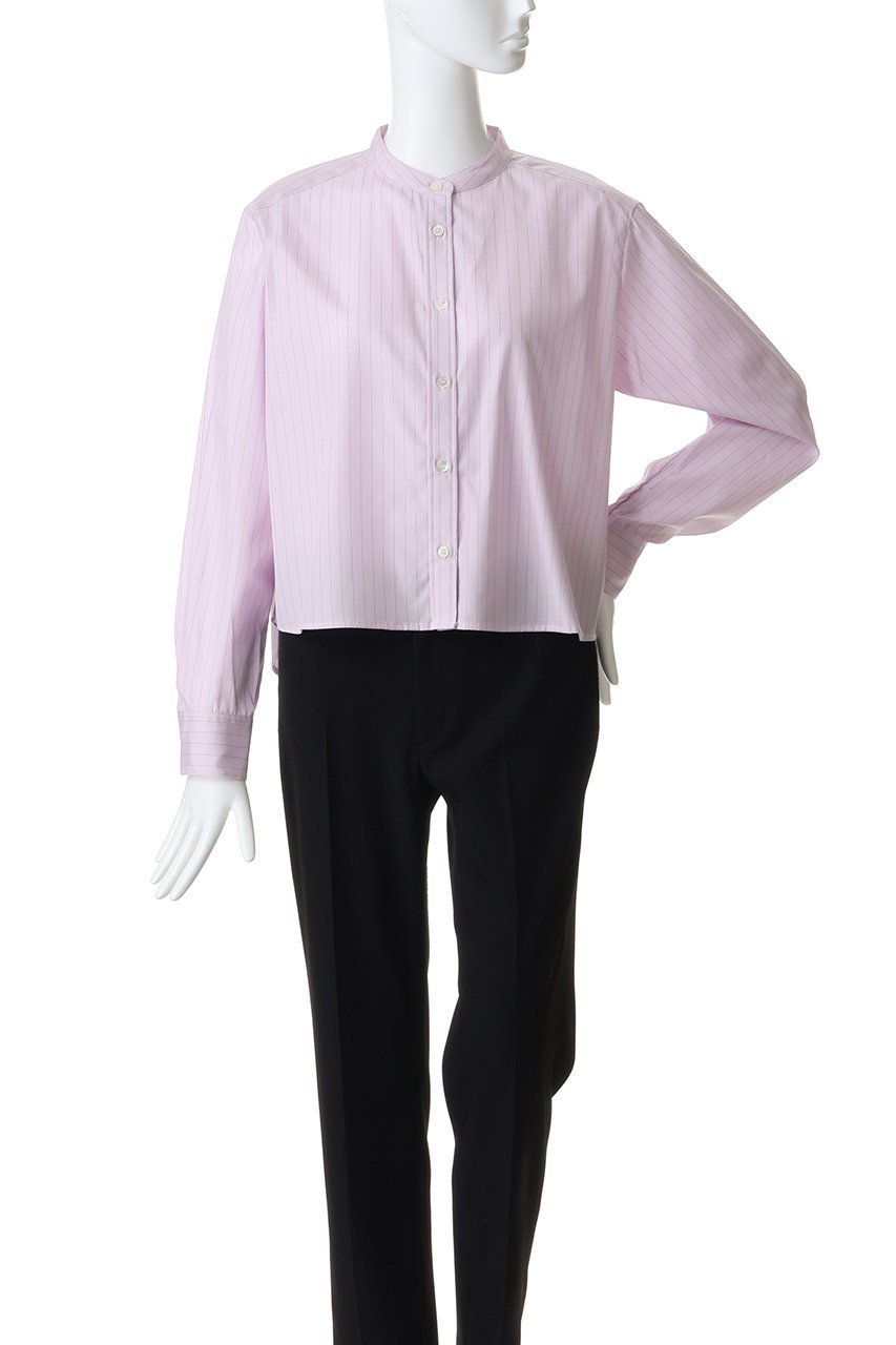 【ミディウミ/MidiUmi】のpatterned short shirt シャツ 人気、トレンドファッション・服の通販 founy(ファニー) 　ファッション　Fashion　レディースファッション　Fashion for Women　トップス・カットソー　Cut & Sew Tops　シャツ・ブラウス・オフィスカジュアル　Elegant Blouses & Button-Ups　ロングTシャツ・Tシャツ　Longline T-Shirts & Tees　ショート　Short, Short Length　シンプル　Simple, Minimal　ストライプ　Stripe, Striped Pattern　スリーブ　Sleeve, Long Sleeve / Short Sleeve　バランス　Balance, Style Balance　ブロード　Broadcloth, Fine Cotton　ロング　Long, Long-Length　other-2|ID: prp329100004919424 ipo3291000000036905211