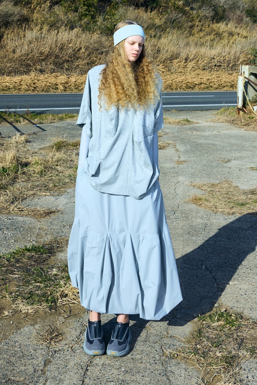 【ナゴンスタンス/nagonstans】のboulder hem skirt 人気、トレンドファッション・服の通販 founy(ファニー) 　ファッション　Fashion　レディースファッション　Fashion for Women　スカート　Skirts　ロングスカート　Long Skirts / Maxi & Midi Skirts　ストレッチ　Stretch, Stretchy Fabric　タフタ　Taffeta, Structured Fabric　フォルム　Silhouette, Form　ロング　Long, Long-Length　再入荷　Restock / Back in Stock　other-3|ID: prp329100004919425 ipo3291000000036905254