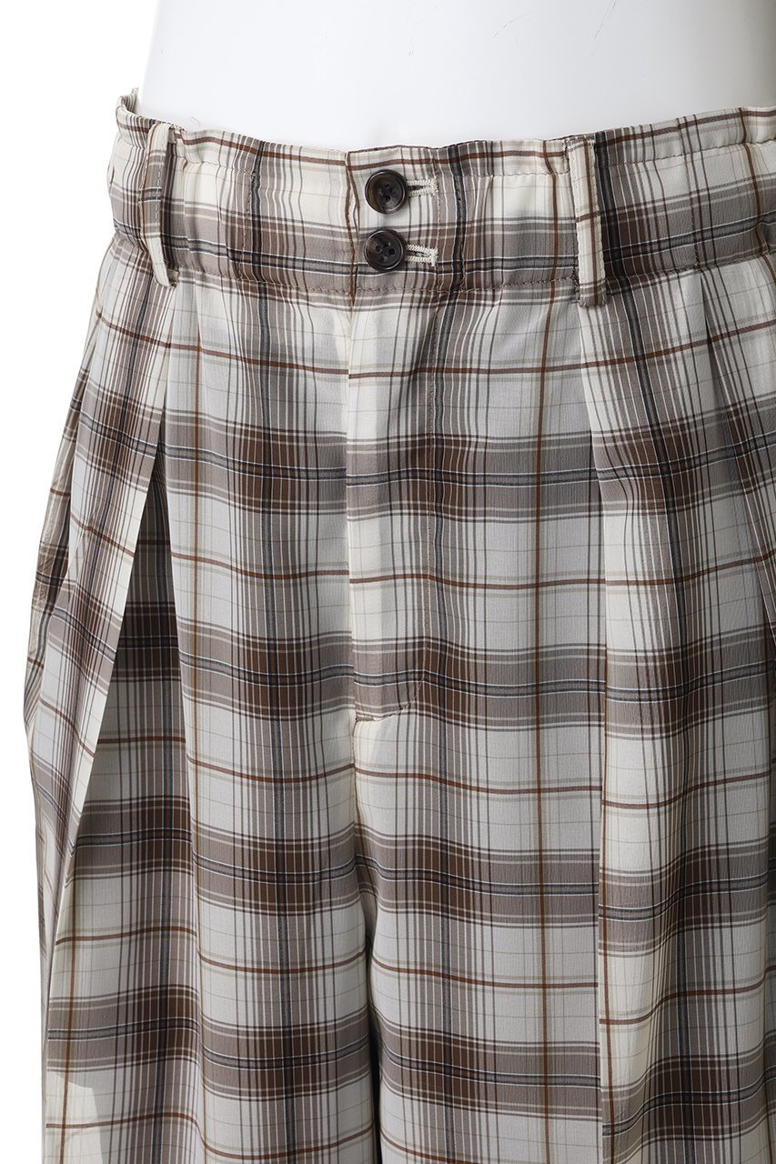 【ミディウミソリッド/MIDIUMISOLID / MEN】の【MEN】sheer check tapered PT パンツ 人気、トレンドファッション・服の通販 founy(ファニー) 　ファッション　Fashion　メンズファッション　Fashion for Men　ボトムス　Bottoms　おすすめ　Recommended / Our Picks　スウェット / スエット　Sweatshirt, Sweatwear　セットアップ　Set-Up, Coordinated Outfit　チェック　Check, Plaid, Tartan　モダン　Modern, Contemporary　夏　Summer　新作・新入荷　New Arrivals / New In　春　Spring　S/S・春夏　SS, Spring/Summer, Warm Season　other-5|ID: prp329100004919435 ipo3291000000036905331
