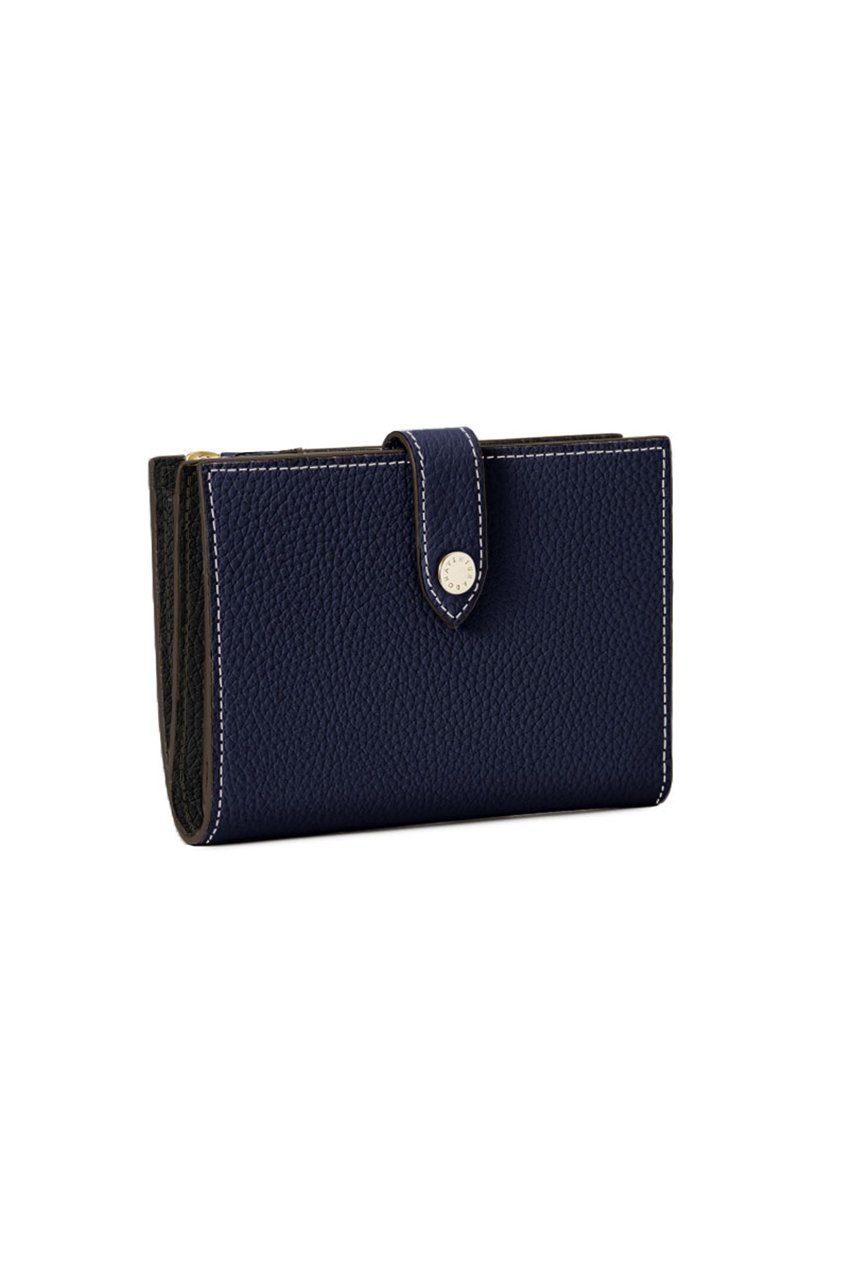 【ボナベンチュラ/BONAVENTURA】の【UNISEX】ベルテッド マルチ ウォレット シュリンクレザー (ミディアム) インテリア・キッズ・メンズ・レディースファッション・服の通販 founy(ファニー) ファッション Fashion レディースファッション Fashion for Women ミニ財布・二つ折り財布 Wallets & Card Cases ユニセックス Unisex, Genderless おすすめ Recommended / Our Picks ウォレット Wallet ギフト プレゼント Gift / Present コイン Coin, Coin Design コンパクト Compact, Small Size ポケット Pocket, Pocket Detail エレガント 上品 Elegant 財布 Wallet, Purse ネイビー×ブラック|ID: prp329100004919442 ipo3291000000036905460