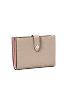 【ボナベンチュラ/BONAVENTURA】の【UNISEX】ベルテッド マルチ ウォレット シュリンクレザー (ミディアム) グレージュ×コーラル|ID: prp329100004919442 ipo3291000000036905463