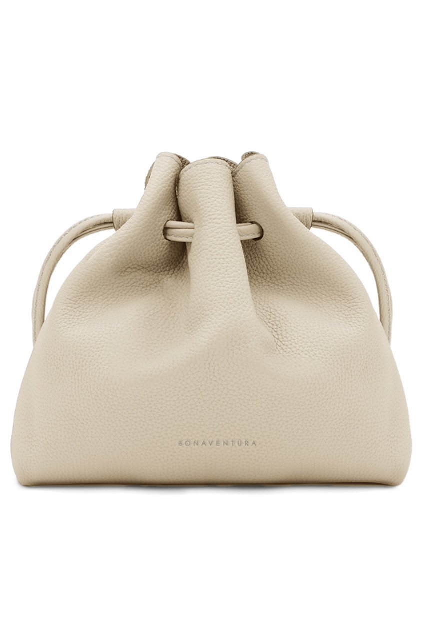【ボナベンチュラ/BONAVENTURA】のノア バッグ シュリンクレザー インテリア・キッズ・メンズ・レディースファッション・服の通販 founy(ファニー) ファッション Fashion レディースファッション Fashion for Women ポーチ&ミニバッグ Pouches & Mini Bags コンパクト Compact, Small Size コーティング Coating, Coated Finish 巾着 Drawstring Bag, Kinchaku ドローストリング Drawstring, Pull Cord ユニセックス Unisex, Genderless エレガント 上品 Elegant アイボリー|ID: prp329100004919444 ipo3291000000036905520