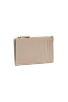 【ボナベンチュラ/BONAVENTURA】のミニジップ ウォレット シュリンクレザー グレージュ x ベイビーピンク|ID: prp329100004919446 ipo3291000000036905550