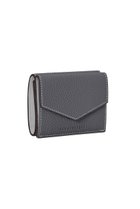 【ボナベンチュラ/BONAVENTURA】の【UNISEX】スモール ウォレット シュリンクレザー チャコールグレー×トゥルーグレー|ID: prp329100004919450 ipo3291000000036905593