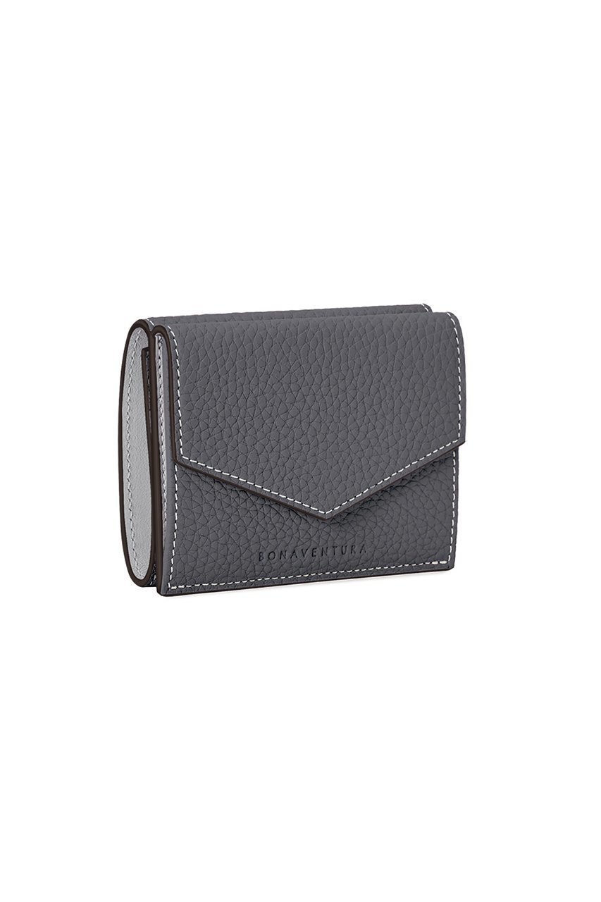 【ボナベンチュラ/BONAVENTURA】の【UNISEX】スモール ウォレット シュリンクレザー インテリア・キッズ・メンズ・レディースファッション・服の通販 founy(ファニー) ファッション Fashion レディースファッション Fashion for Women ミニ財布・二つ折り財布 Wallets & Card Cases ウォレット Wallet コンパクト Compact, Small Size コーティング Coating, Coated Finish 財布 Wallet, Purse フロント Front, Front Design ポケット Pocket, Pocket Detail ユニセックス Unisex, Genderless エレガント 上品 Elegant チャコールグレー×トゥルーグレー|ID: prp329100004919450 ipo3291000000036905593