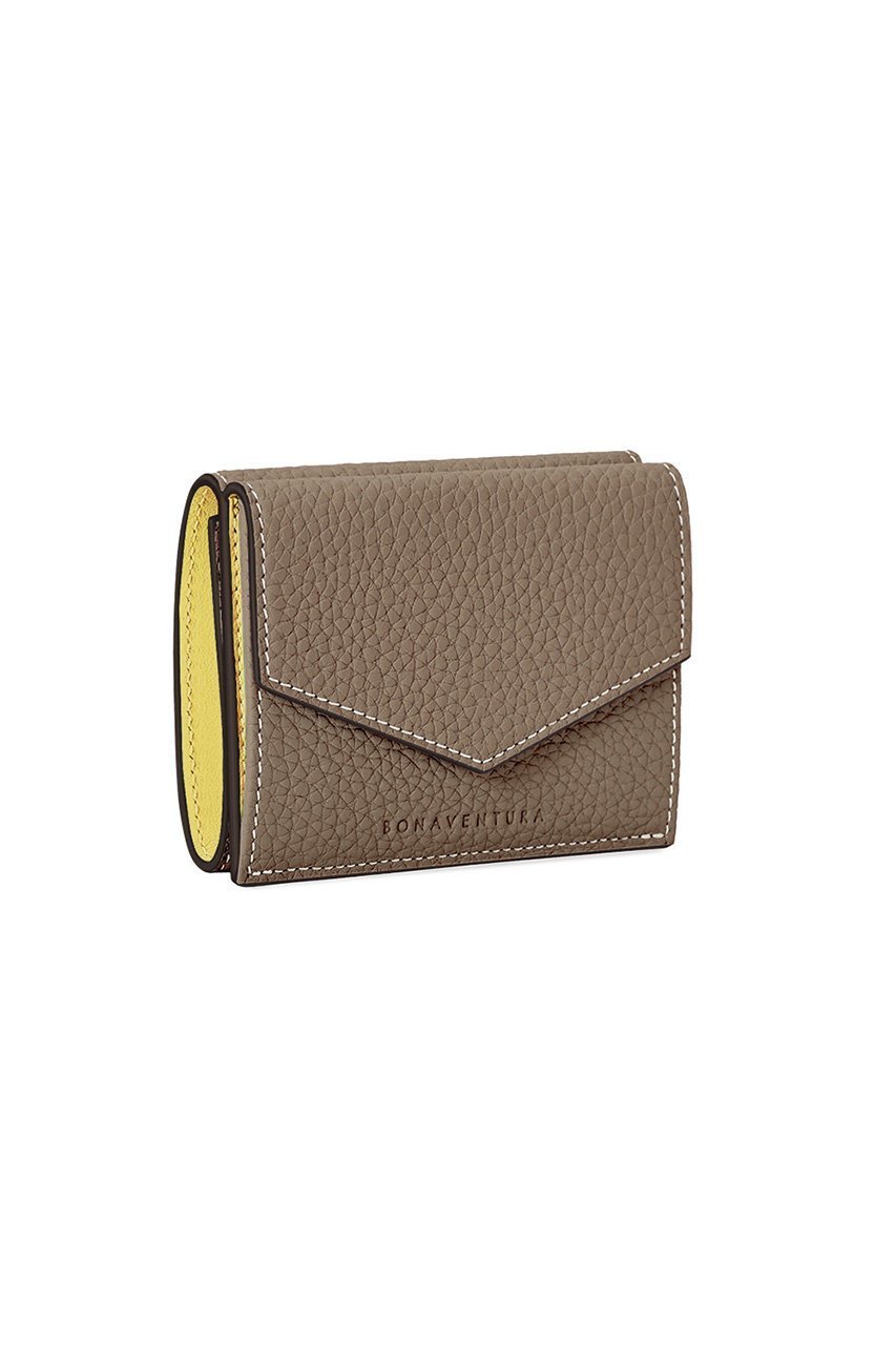 【ボナベンチュラ/BONAVENTURA】の【UNISEX】スモール ウォレット シュリンクレザー インテリア・キッズ・メンズ・レディースファッション・服の通販 founy(ファニー) ファッション Fashion レディースファッション Fashion for Women ミニ財布・二つ折り財布 Wallets & Card Cases ウォレット Wallet コンパクト Compact, Small Size コーティング Coating, Coated Finish 財布 Wallet, Purse フロント Front, Front Design ポケット Pocket, Pocket Detail ユニセックス Unisex, Genderless エレガント 上品 Elegant エトープ×イエロー|ID: prp329100004919450 ipo3291000000036905595