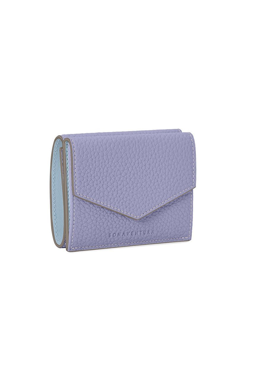 【ボナベンチュラ/BONAVENTURA】の【UNISEX】スモール ウォレット シュリンクレザー インテリア・キッズ・メンズ・レディースファッション・服の通販 founy(ファニー) ファッション Fashion レディースファッション Fashion for Women ミニ財布・二つ折り財布 Wallets & Card Cases ウォレット Wallet コンパクト Compact, Small Size コーティング Coating, Coated Finish 財布 Wallet, Purse フロント Front, Front Design ポケット Pocket, Pocket Detail ユニセックス Unisex, Genderless エレガント 上品 Elegant パープル×アイスブルー 季節限定|ID: prp329100004919450 ipo3291000000036905600