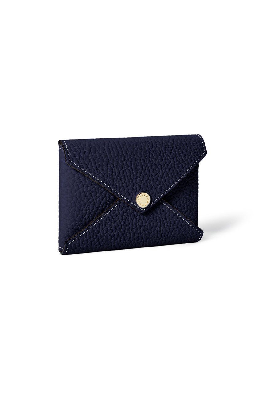 【ボナベンチュラ/BONAVENTURA】の【UNISEX】エンベロープカードケース インテリア・キッズ・メンズ・レディースファッション・服の通販 founy(ファニー) 　ファッション　Fashion　レディースファッション　Fashion for Women　ミニ財布・二つ折り財布　Wallets & Card Cases　カードケース/名刺入れ　Card Holders & Business Cases　コーティング　Coating, Coated Finish　財布　Wallet, Purse　フォルム　Silhouette, Form　ユニセックス　Unisex, Genderless　再入荷　Restock / Back in Stock　エレガント 上品　Elegant　ネイビー|ID: prp329100004919454 ipo3291000000036905653