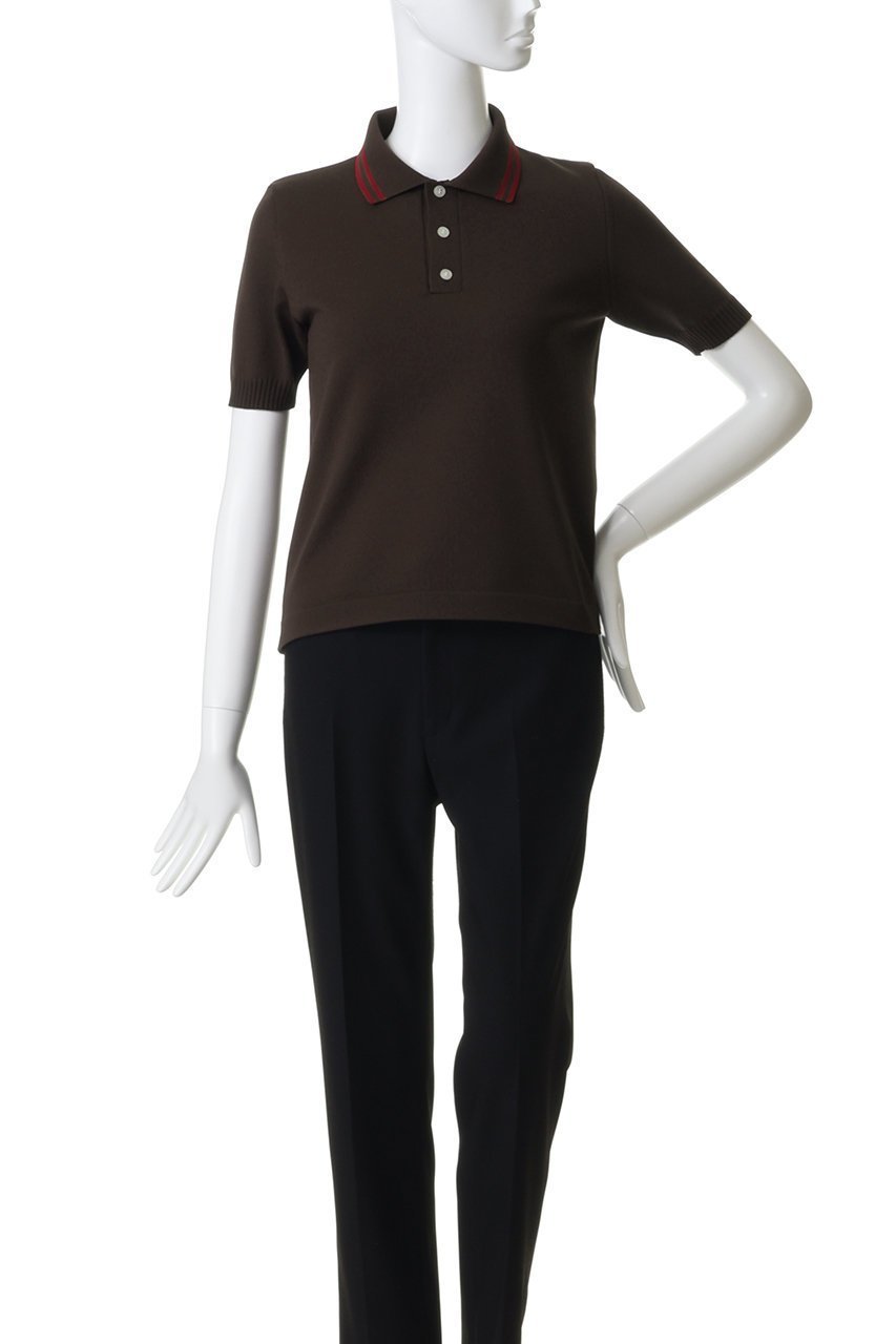 【マディソンブルー/MADISONBLUE】のDOUBLE STRIPE COLLAR POLO KNIT ポロニット 人気、トレンドファッション・服の通販 founy(ファニー) ファッション Fashion レディースファッション Fashion for Women トップス・カットソー Cut & Sew Tops ニット Knit Tops & Sweaters シャツ・ブラウス・オフィスカジュアル Elegant Blouses & Button-Ups ロングTシャツ・Tシャツ Longline T-Shirts & Tees カットソー・ベーシックTシャツ Cut-and-Sewn Tops / Stretch Tees & Basics ストレッチ Stretch, Stretchy Fabric スポーティ Sporty, Casual Athletic スリーブ Sleeve, Long Sleeve / Short Sleeve ロング Long, Long-Length エレガント 上品 Elegant 新作・新入荷 New Arrivals / New In 日本製 Made In Japan 軽量 Lightweight, Ultra Light other-2|ID: prp329100004919458 ipo3291000000036905697