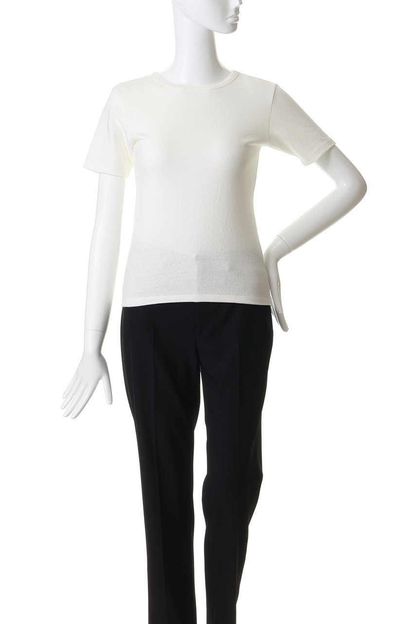 【マディソンブルー/MADISONBLUE】のCREWNECK TEE COTTON クルーネックTシャツ 人気、トレンドファッション・服の通販 founy(ファニー) 　ファッション　Fashion　レディースファッション　Fashion for Women　トップス・カットソー　Cut & Sew Tops　シャツ・ブラウス・オフィスカジュアル　Elegant Blouses & Button-Ups　ロングTシャツ・Tシャツ　Longline T-Shirts & Tees　カットソー・ベーシックTシャツ　Cut-and-Sewn Tops / Stretch Tees & Basics　ショート　Short, Short Length　スリーブ　Sleeve, Long Sleeve / Short Sleeve　デニム　Denim, Jeans Material　フィット　Fit, Slim Fit　フレア　Flare, Flared　ベーシック　Basic, Essential　半袖　Short Sleeve, Half Sleeve　新作・新入荷　New Arrivals / New In　other-2|ID: prp329100004919463 ipo3291000000036905719