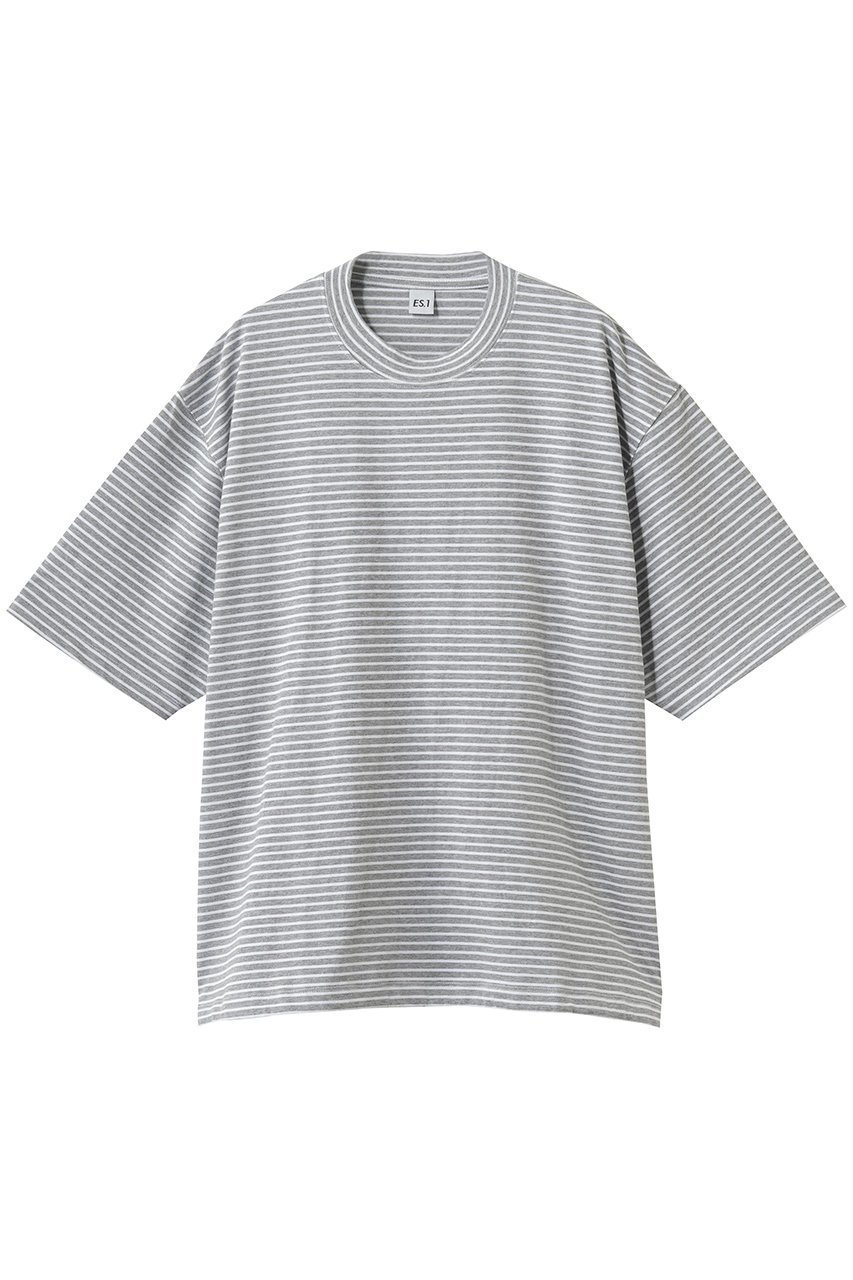【エスアイ/ES.1 / MEN】の【MEN】Border SS T-shirts T005 人気、トレンドファッション・服の通販 founy(ファニー) 　ファッション　Fashion　メンズファッション　Fashion for Men　トップス・カットソー　Cut & Sew Tops　メンズシャツ　Shirts　ロングTシャツ・Tシャツ / 着回し力抜群　Longline T-Shirts & Tees　なめらか　Smooth, Silky Texture　ショート　Short, Short Length　スリーブ　Sleeve, Long Sleeve / Short Sleeve　ドローコード　Drawcord, Drawstring Cord　ボーダー　Border, Stripe　リラックス　Relax, Relaxed Fit　ワイド　Wide, Wide Fit　エレガント 上品　Elegant　新作・新入荷　New Arrivals / New In　 other-1|ID: prp329100004919466 ipo3291000000036905737