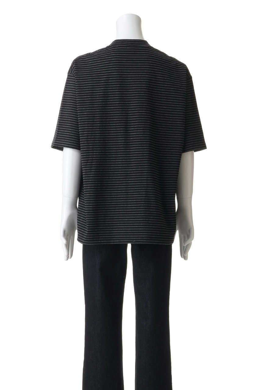 【エスアイ/ES.1 / MEN】の【MEN】Border SS T-shirts T005 人気、トレンドファッション・服の通販 founy(ファニー) 　ファッション　Fashion　メンズファッション　Fashion for Men　トップス・カットソー　Cut & Sew Tops　メンズシャツ　Shirts　ロングTシャツ・Tシャツ / 着回し力抜群　Longline T-Shirts & Tees　なめらか　Smooth, Silky Texture　ショート　Short, Short Length　スリーブ　Sleeve, Long Sleeve / Short Sleeve　ドローコード　Drawcord, Drawstring Cord　ボーダー　Border, Stripe　リラックス　Relax, Relaxed Fit　ワイド　Wide, Wide Fit　エレガント 上品　Elegant　新作・新入荷　New Arrivals / New In　other-4|ID: prp329100004919466 ipo3291000000036905742