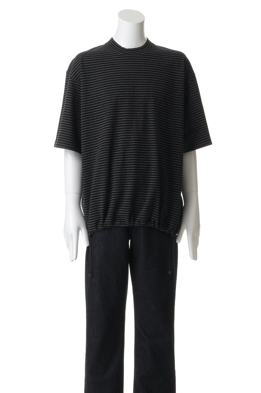 【エスアイ/ES.1 / MEN】の【MEN】Border SS T-shirts T005 人気、トレンドファッション・服の通販 founy(ファニー) 　ファッション　Fashion　メンズファッション　Fashion for Men　トップス・カットソー　Cut & Sew Tops　メンズシャツ　Shirts　ロングTシャツ・Tシャツ / 着回し力抜群　Longline T-Shirts & Tees　なめらか　Smooth, Silky Texture　ショート　Short, Short Length　スリーブ　Sleeve, Long Sleeve / Short Sleeve　ドローコード　Drawcord, Drawstring Cord　ボーダー　Border, Stripe　リラックス　Relax, Relaxed Fit　ワイド　Wide, Wide Fit　エレガント 上品　Elegant　新作・新入荷　New Arrivals / New In　other-6|ID: prp329100004919466 ipo3291000000036905744