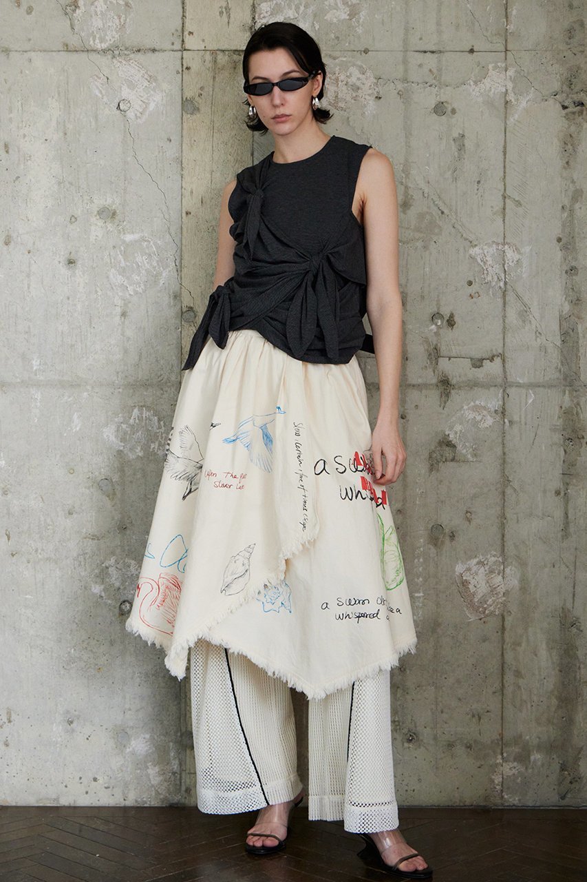 【メゾンスペシャル/MAISON SPECIAL】のKnot Sleeveless Border T-Shirt/ノットノースリーブボーダーTEE 人気、トレンドファッション・服の通販 founy(ファニー) 　ファッション　Fashion　レディースファッション　Fashion for Women　トップス・カットソー　Cut & Sew Tops　キャミソール&ノースリーブ　Camisoles & Sleeveless Tops　シャツ・ブラウス・オフィスカジュアル　Elegant Blouses & Button-Ups　ロングTシャツ・Tシャツ　Longline T-Shirts & Tees　カットソー・ベーシックTシャツ　Cut-and-Sewn Tops / Stretch Tees & Basics　ショート　Short, Short Length　シンプル　Simple, Minimal　スリーブ　Sleeve, Long Sleeve / Short Sleeve　タンク　Tank Top, Sleeveless Top　バランス　Balance, Style Balance　リボン　Ribbon, Bow　新作・新入荷　New Arrivals / New In　other-8|ID: prp329100004919468 ipo3291000000036905759