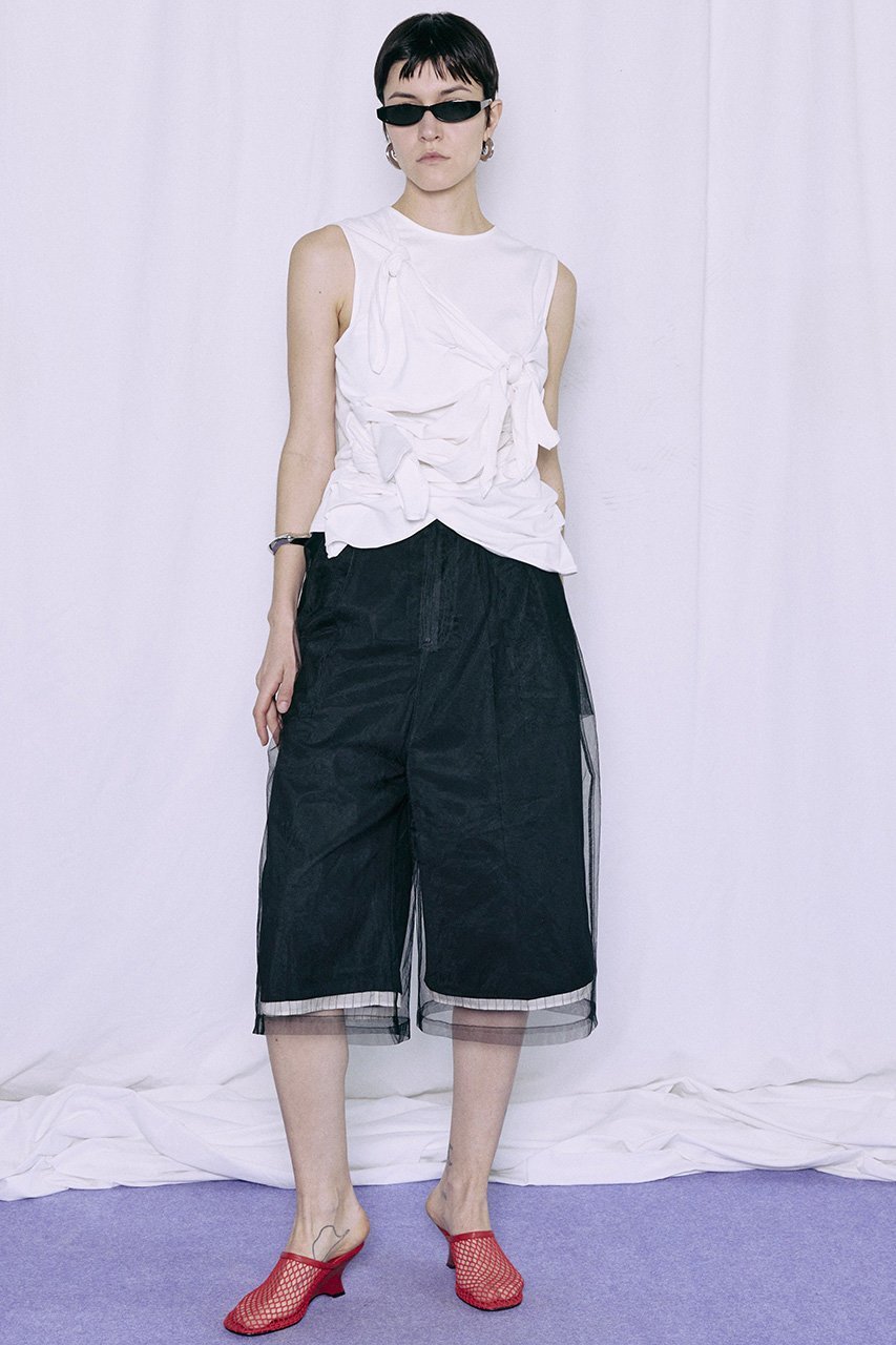 【メゾンスペシャル/MAISON SPECIAL】のKnot Sleeveless T-Shirt/ノットノースリーブTEE 人気、トレンドファッション・服の通販 founy(ファニー) ファッション Fashion レディースファッション Fashion for Women トップス・カットソー Cut & Sew Tops キャミソール&ノースリーブ Camisoles & Sleeveless Tops シャツ・ブラウス・オフィスカジュアル Elegant Blouses & Button-Ups ロングTシャツ・Tシャツ Longline T-Shirts & Tees カットソー・ベーシックTシャツ Cut-and-Sewn Tops / Stretch Tees & Basics ショート Short, Short Length シンプル Simple, Minimal スリーブ Sleeve, Long Sleeve / Short Sleeve タンク Tank Top, Sleeveless Top ノースリーブ Sleeveless, No-Sleeve バランス Balance, Style Balance リボン Ribbon, Bow 新作・新入荷 New Arrivals / New In other-5|ID: prp329100004919469 ipo3291000000036905766