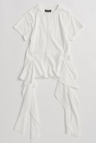 【メゾンスペシャル/MAISON SPECIAL】のRuffle Hem T-Shirt/ラッフルヘムTシャツ 人気、トレンドファッション・服の通販 founy(ファニー) ファッション Fashion レディースファッション Fashion for Women トップス・カットソー Cut & Sew Tops シャツ・ブラウス・オフィスカジュアル Elegant Blouses & Button-Ups ロングTシャツ・Tシャツ Longline T-Shirts & Tees カットソー・ベーシックTシャツ Cut-and-Sewn Tops / Stretch Tees & Basics なめらか Smooth, Silky Texture カットソー Cut and Sewn Top ショート Short, Short Length シンプル Simple, Minimal スラックス Slacks, Dress Pants スリーブ Sleeve, Long Sleeve / Short Sleeve デニム Denim, Jeans Material ハーフ Half, Half-Length ラッフル Ruffle, Frill 新作・新入荷 New Arrivals / New In thumbnail WHT(ホワイト)|ID: prp329100004919470 ipo3291000000036905771