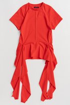 【メゾンスペシャル/MAISON SPECIAL】のRuffle Hem T-Shirt/ラッフルヘムTシャツ 人気、トレンドファッション・服の通販 founy(ファニー) ファッション Fashion レディースファッション Fashion for Women トップス・カットソー Cut & Sew Tops シャツ・ブラウス・オフィスカジュアル Elegant Blouses & Button-Ups ロングTシャツ・Tシャツ Longline T-Shirts & Tees カットソー・ベーシックTシャツ Cut-and-Sewn Tops / Stretch Tees & Basics なめらか Smooth, Silky Texture カットソー Cut and Sewn Top ショート Short, Short Length シンプル Simple, Minimal スラックス Slacks, Dress Pants スリーブ Sleeve, Long Sleeve / Short Sleeve デニム Denim, Jeans Material ハーフ Half, Half-Length ラッフル Ruffle, Frill 新作・新入荷 New Arrivals / New In thumbnail RED(レッド)|ID: prp329100004919470 ipo3291000000036905773