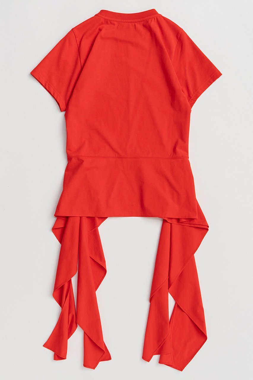 【メゾンスペシャル/MAISON SPECIAL】のRuffle Hem T-Shirt/ラッフルヘムTシャツ 人気、トレンドファッション・服の通販 founy(ファニー) 　ファッション　Fashion　レディースファッション　Fashion for Women　トップス・カットソー　Cut & Sew Tops　シャツ・ブラウス・オフィスカジュアル　Elegant Blouses & Button-Ups　ロングTシャツ・Tシャツ　Longline T-Shirts & Tees　カットソー・ベーシックTシャツ　Cut-and-Sewn Tops / Stretch Tees & Basics　なめらか　Smooth, Silky Texture　カットソー　Cut and Sewn Top　ショート　Short, Short Length　シンプル　Simple, Minimal　スラックス　Slacks, Dress Pants　スリーブ　Sleeve, Long Sleeve / Short Sleeve　デニム　Denim, Jeans Material　ハーフ　Half, Half-Length　ラッフル　Ruffle, Frill　新作・新入荷　New Arrivals / New In　other-4|ID: prp329100004919470 ipo3291000000036905776