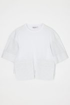 【ナゴンスタンス/nagonstans】の【4/15 12:00販売開始】woven combi t-shirt 人気、トレンドファッション・服の通販 founy(ファニー) ファッション Fashion レディースファッション Fashion for Women トップス・カットソー Cut & Sew Tops シャツ・ブラウス・オフィスカジュアル Elegant Blouses & Button-Ups ロングTシャツ・Tシャツ Longline T-Shirts & Tees カットソー・ベーシックTシャツ Cut-and-Sewn Tops / Stretch Tees & Basics コンパクト Compact, Small Size コンビ Combo, Combination Style ショート Short, Short Length スリーブ Sleeve, Long Sleeve / Short Sleeve バランス Balance, Style Balance ベーシック Basic, Essential ポケット Pocket, Pocket Detail 新作・新入荷 New Arrivals / New In thumbnail Salt|ID: prp329100004919474 ipo3291000000036905812