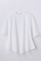 【エンフォルド/ENFOLD】の【4/15 12:00販売開始】PEPLUM LOOSE T-SHIRT 人気、トレンドファッション・服の通販 founy(ファニー) ファッション Fashion レディースファッション Fashion for Women トップス・カットソー Cut & Sew Tops シャツ・ブラウス・オフィスカジュアル Elegant Blouses & Button-Ups ロングTシャツ・Tシャツ Longline T-Shirts & Tees カットソー・ベーシックTシャツ Cut-and-Sewn Tops / Stretch Tees & Basics ショート Short, Short Length シルケット Silket, Silky Cotton スリーブ Sleeve, Long Sleeve / Short Sleeve フォルム Silhouette, Form ペプラム Peplum, Flared Hem ルーズ Loose, Oversized ワイド Wide, Wide Fit エレガント 上品 Elegant 新作・新入荷 New Arrivals / New In |ID:prp329100004919476